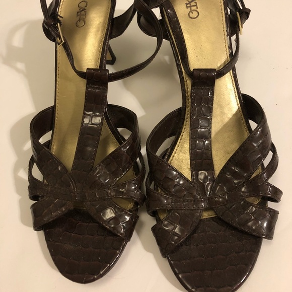 Cato Shoes Cato Womens Size 9 Brown Heels Poshmark